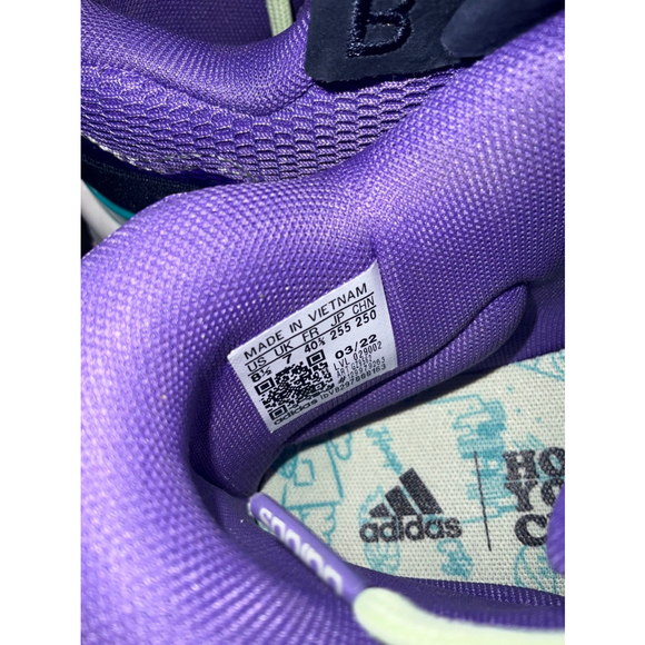 Women’s Exhibit B Active Adidas Basketball Sneakers Size 8.5 - Picture 12 of 12